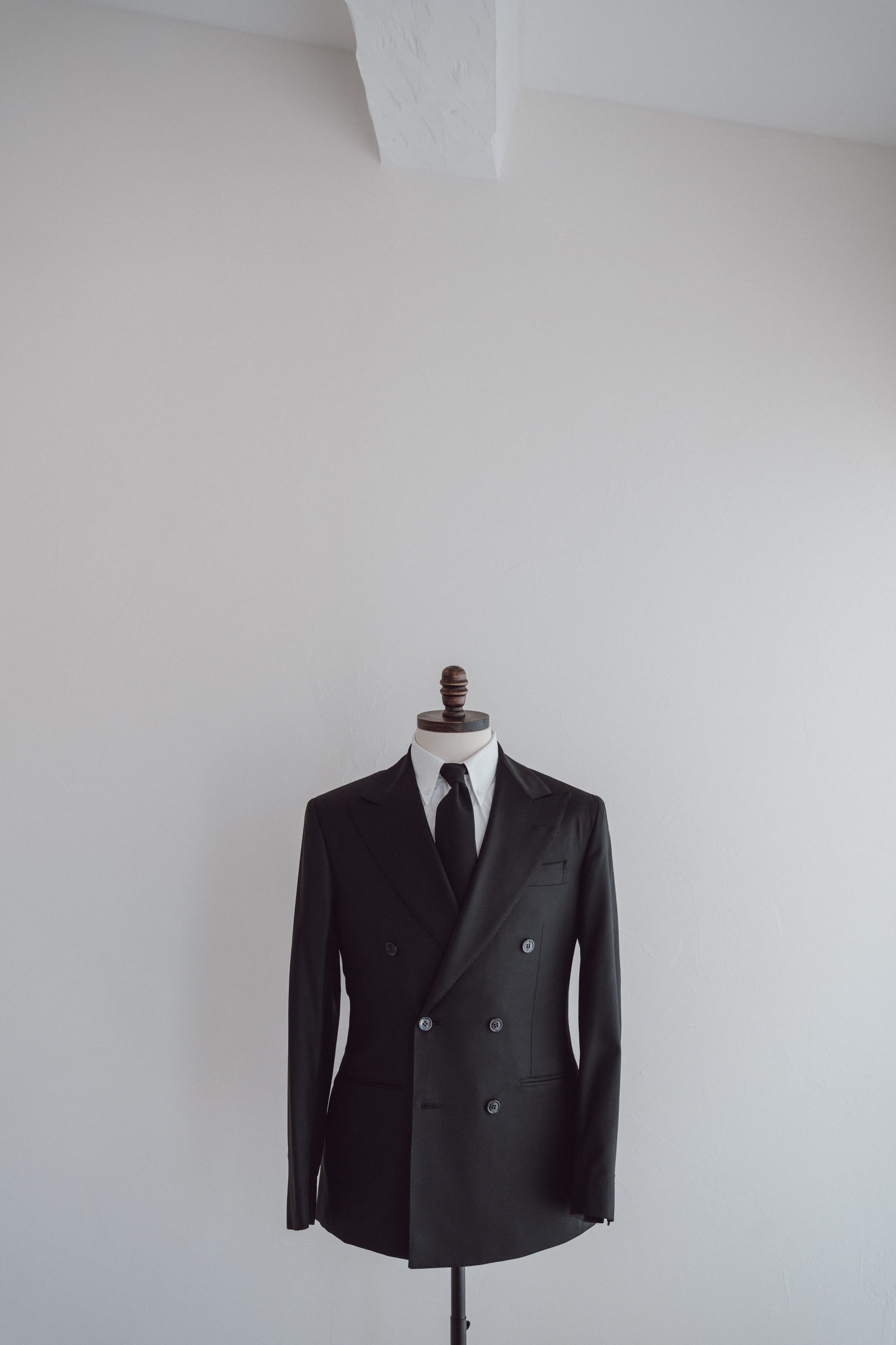 Bespoke suit in charcoal grey — hand-cut by FK Bespoke